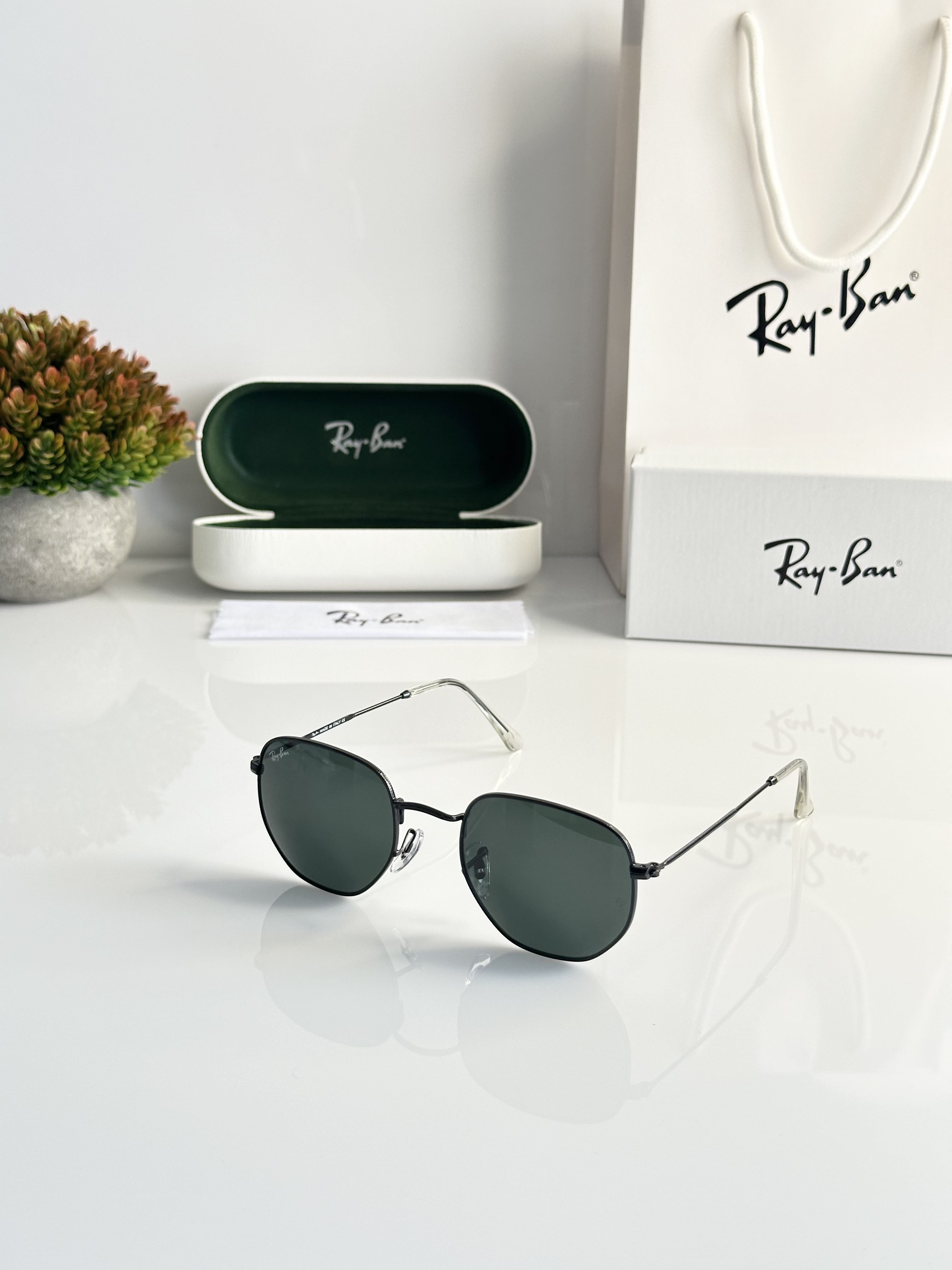Rayban 3548 Black (GLASS)