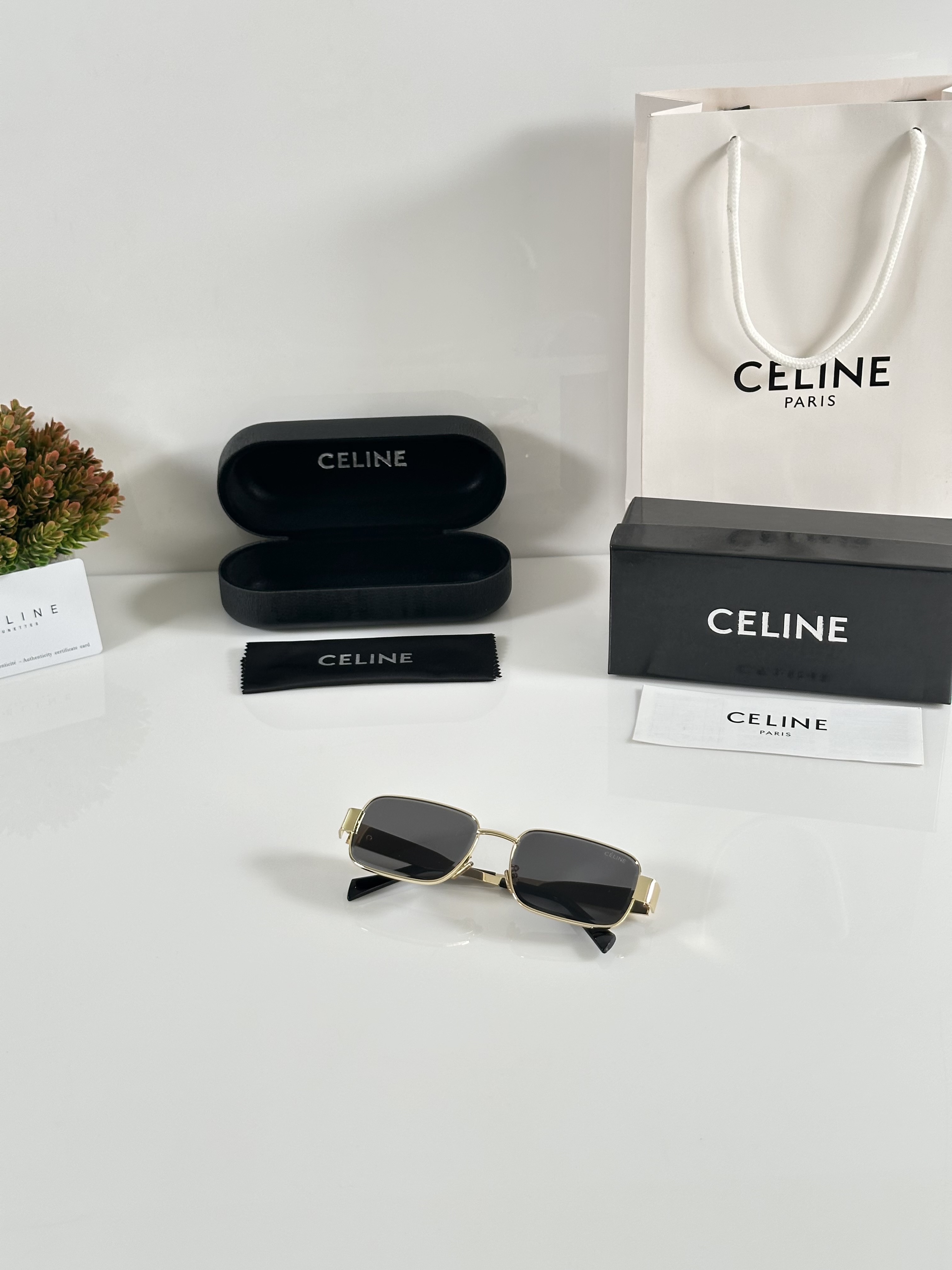 Celine WMNS 1031 Gold Black - Image 4