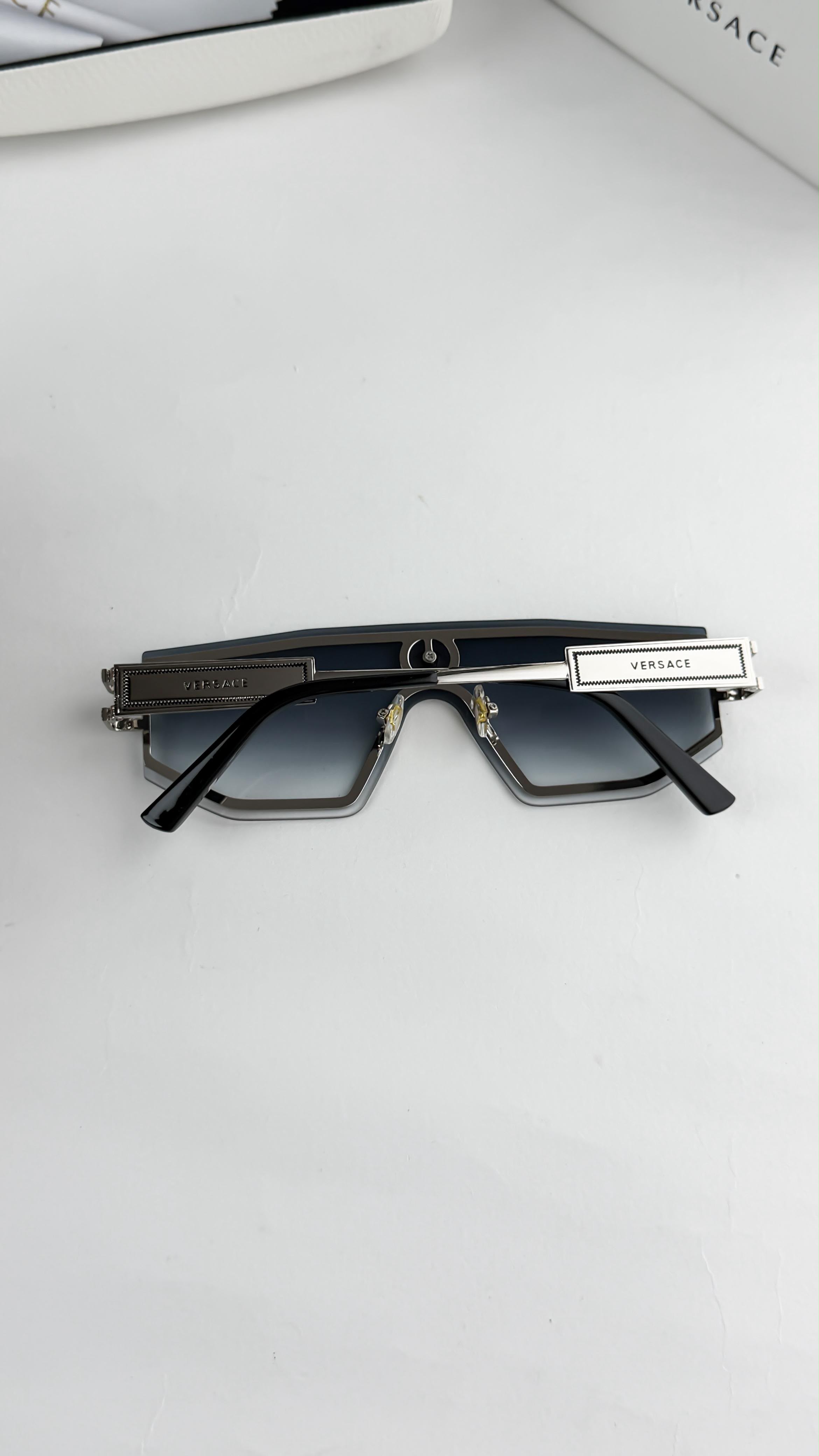 VERSACE silver BLue 9915 - Image 4