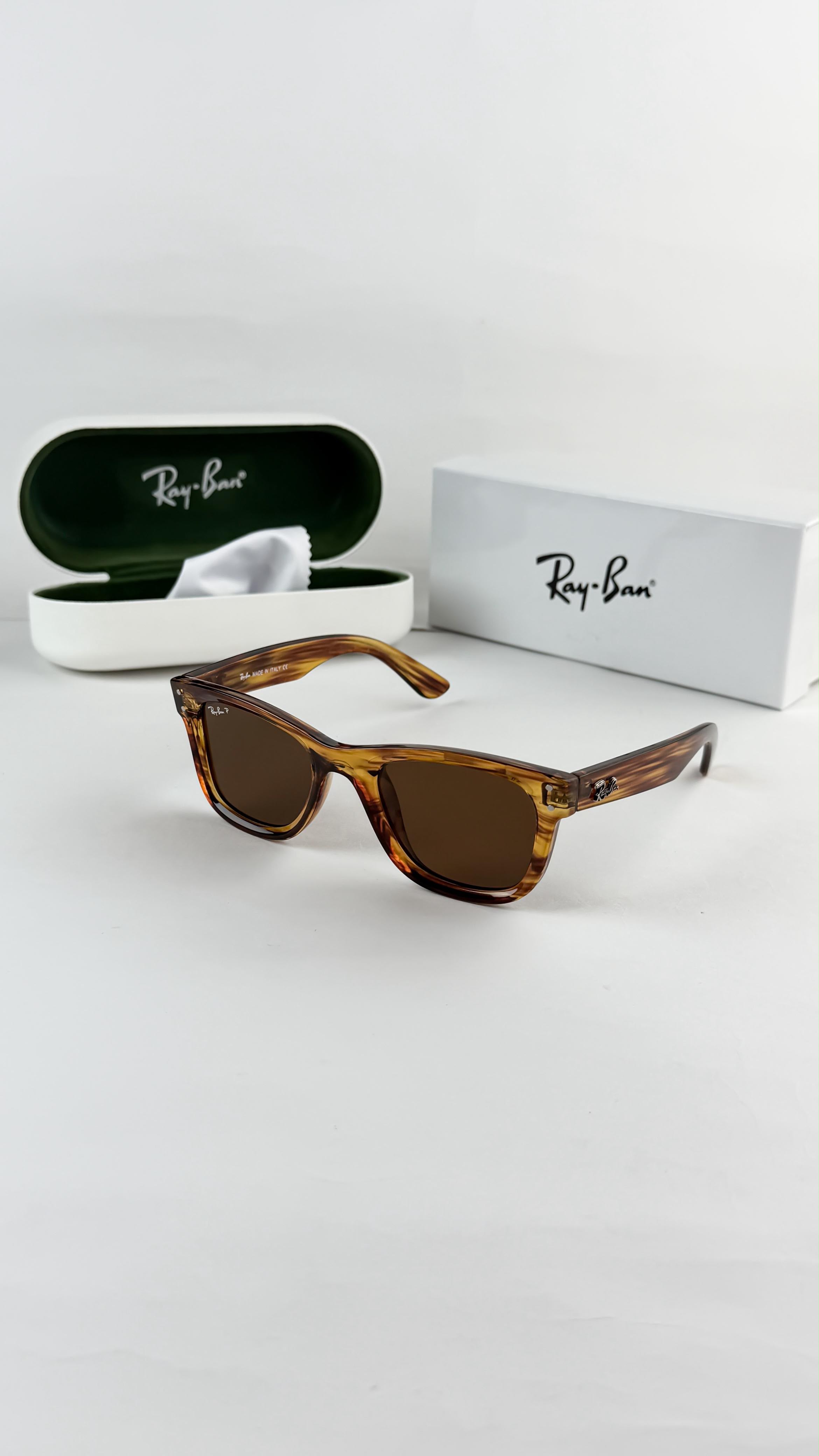 RAYBAN BROWN REVERSE 0502
