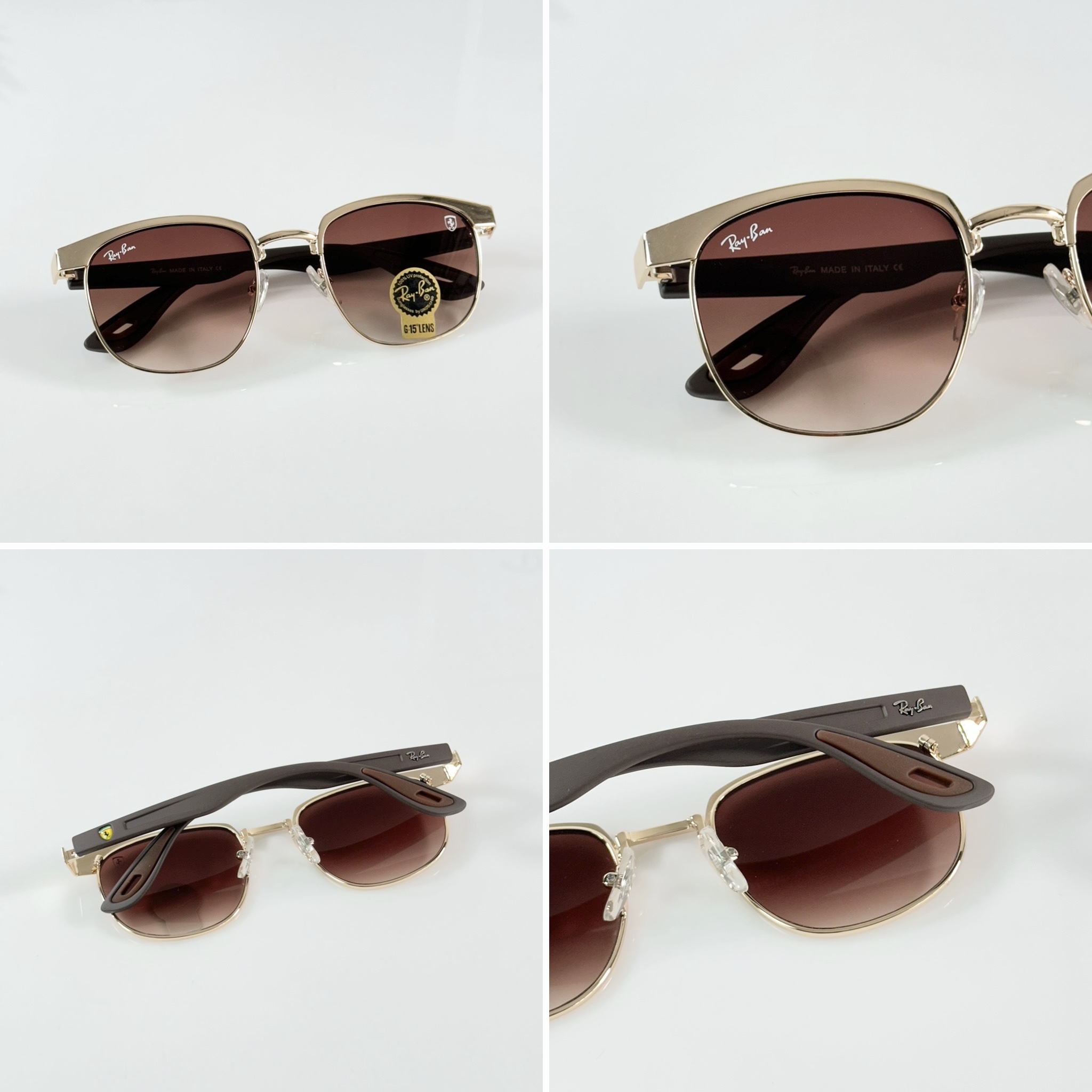 Rayban 3698 Gold Brown - Image 3