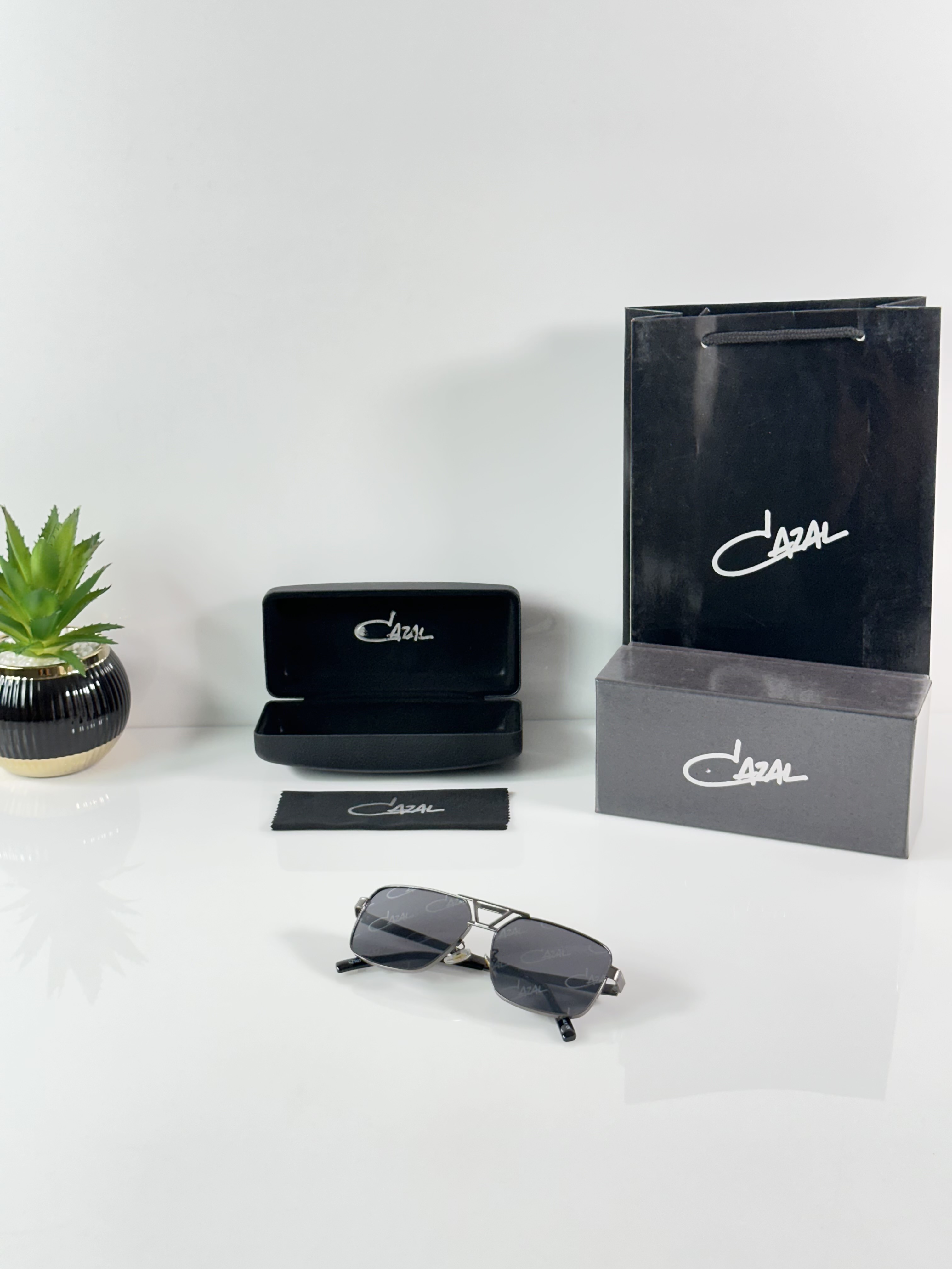 Cazal 9071 Printed Gun Black - Image 5