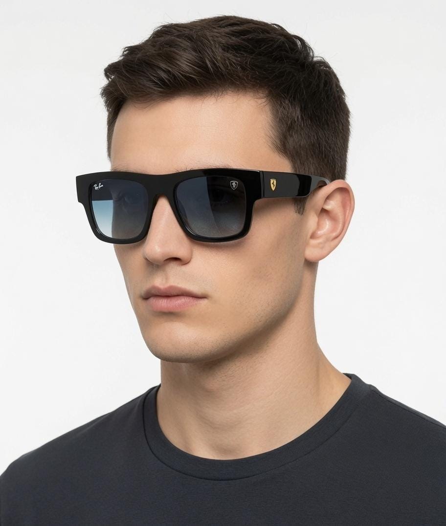 RB 4415 Black Blue GLASS - Image 2