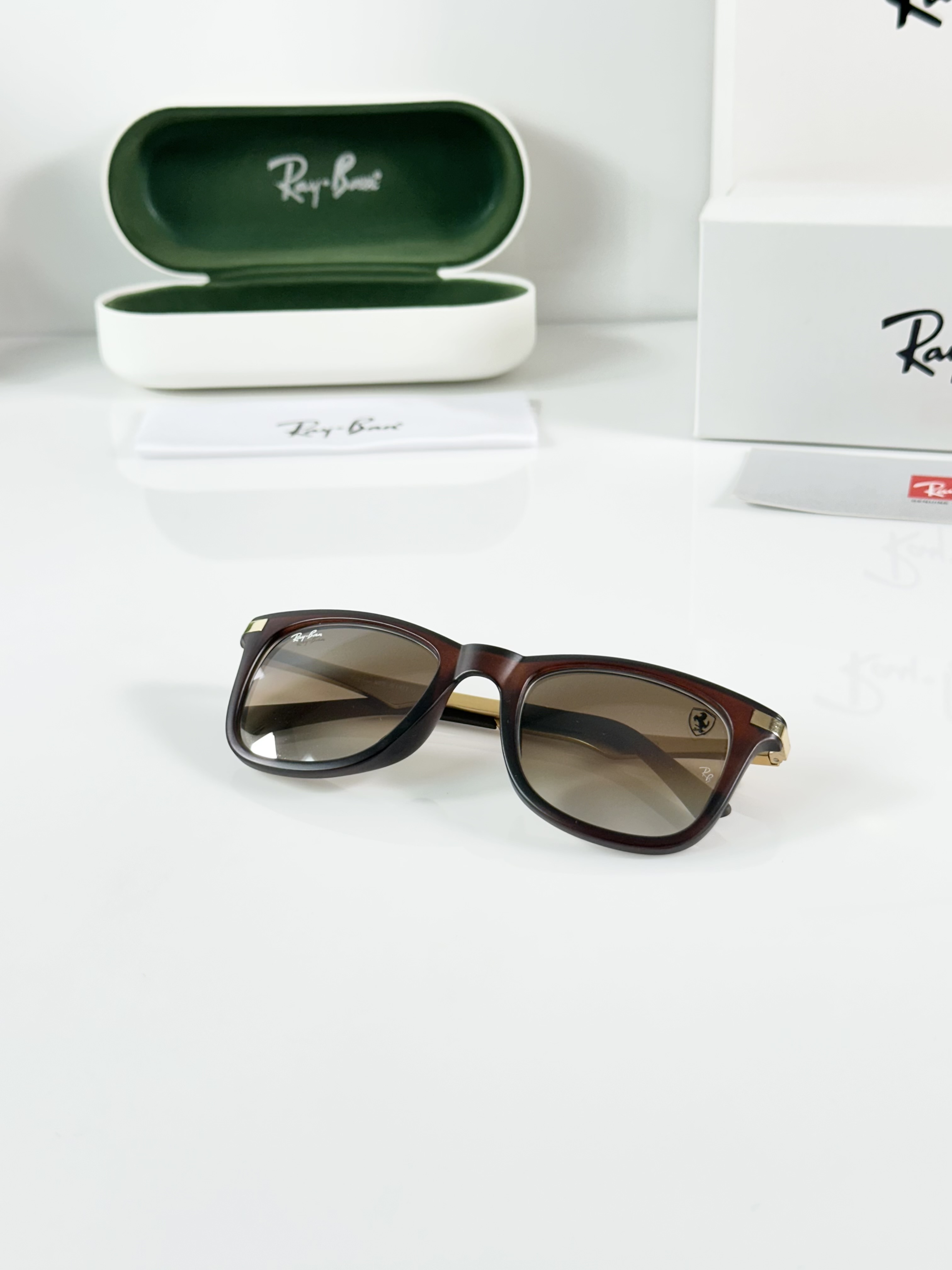 RB 4287 Gold Brown DC GLASS - Image 4