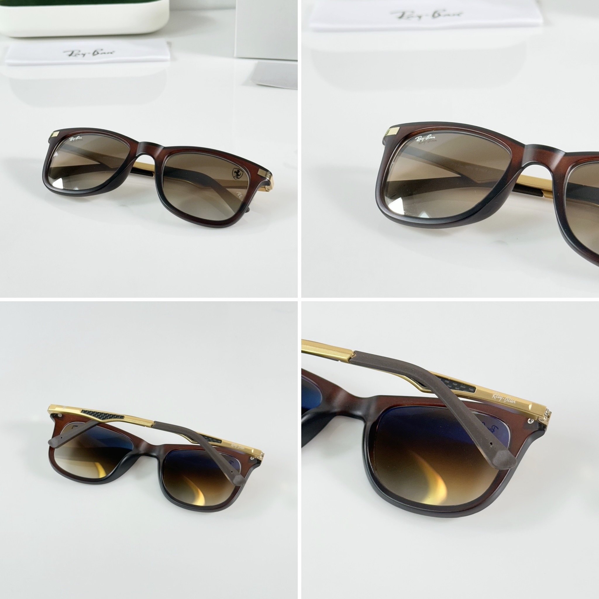 RB 4287 Gold Brown DC GLASS - Image 3