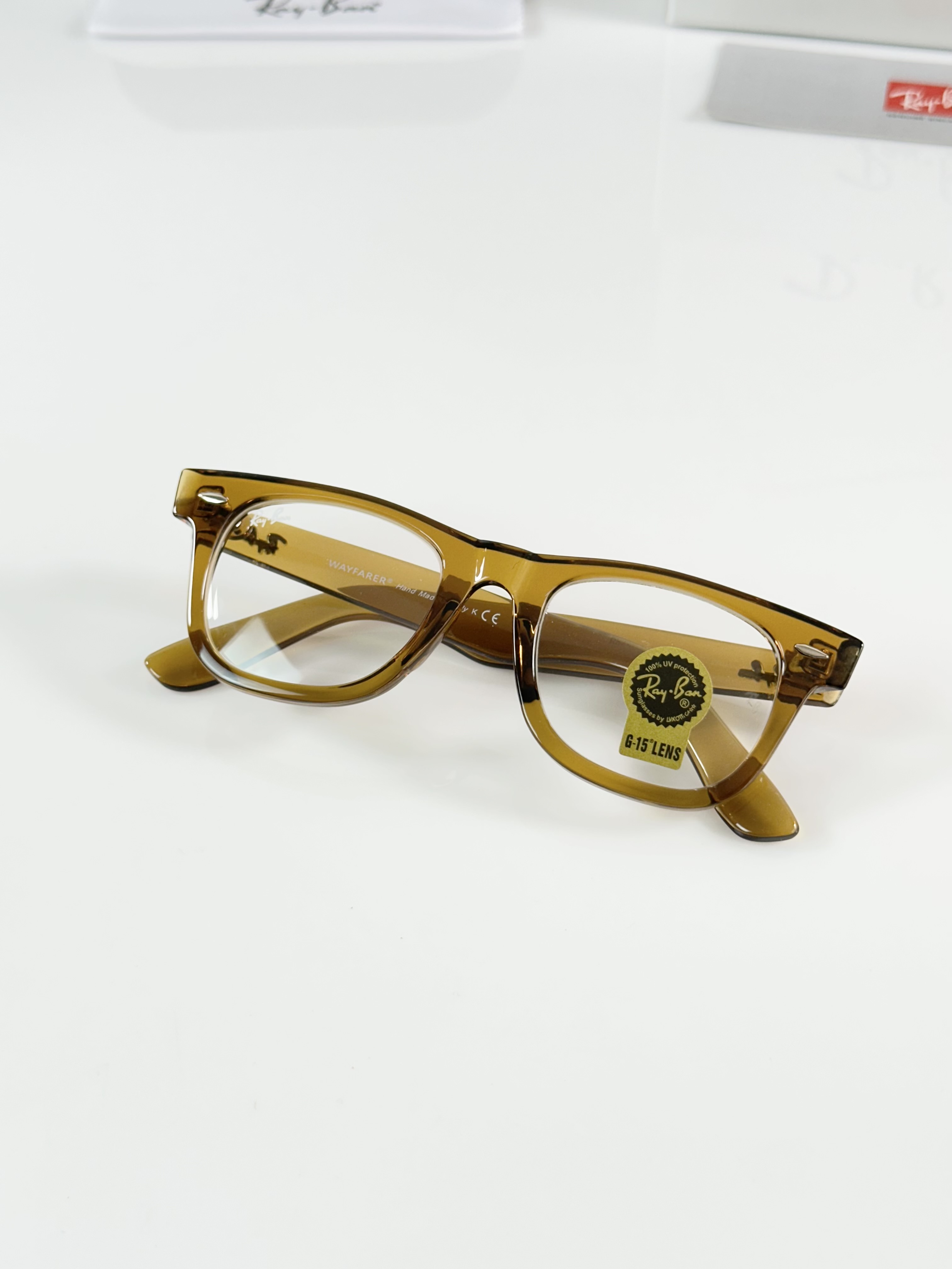 Rayba 2140 Mustard Yellow Frame GLASS - Image 4