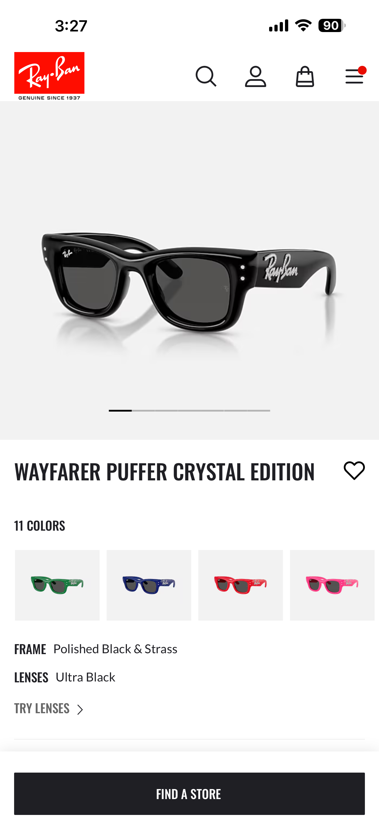 Rayba Crystal 4940 Black Blue - Image 3