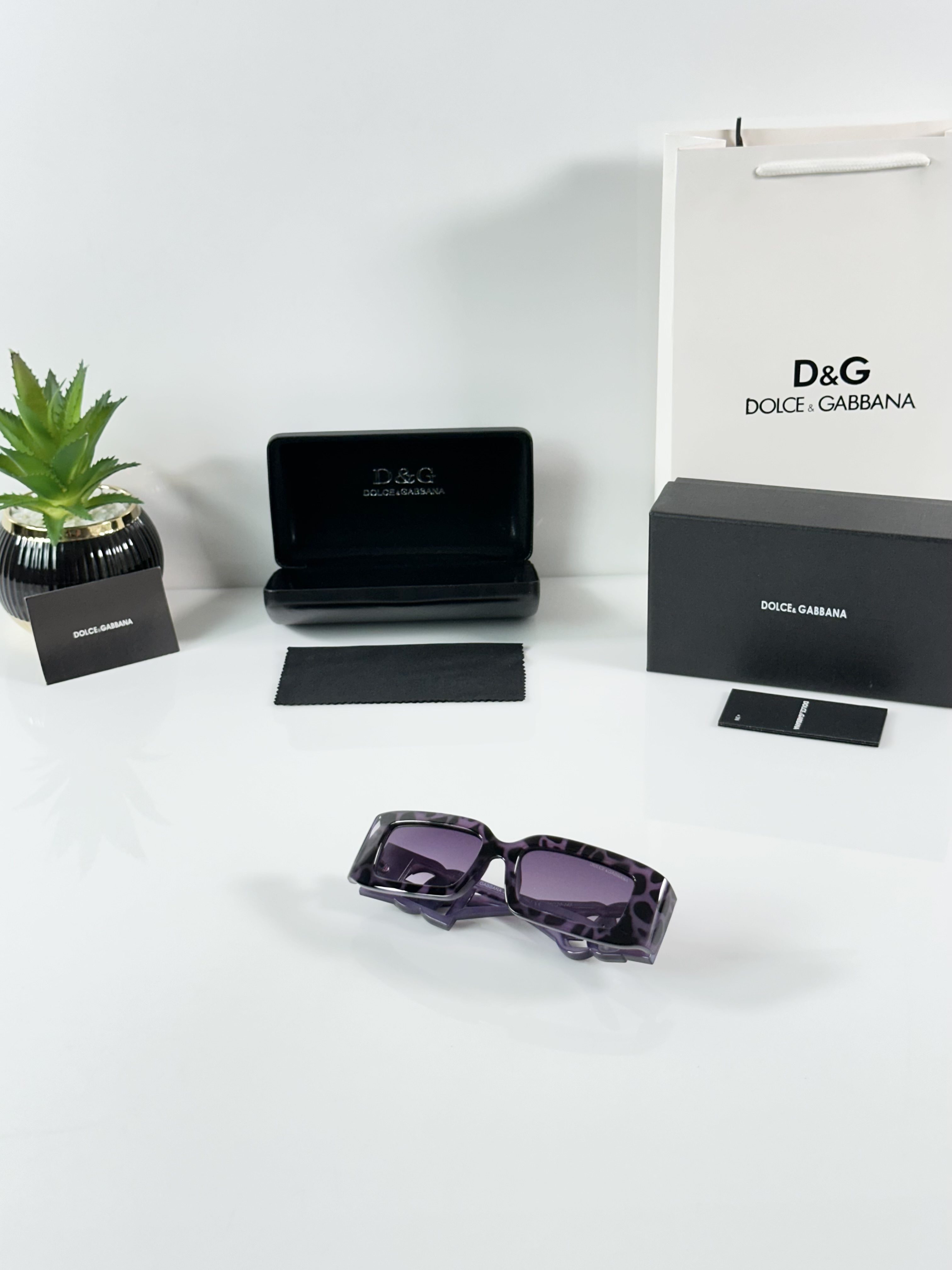 Dolc & Gabbana WMNS 3348 Tiger Purple - Image 5