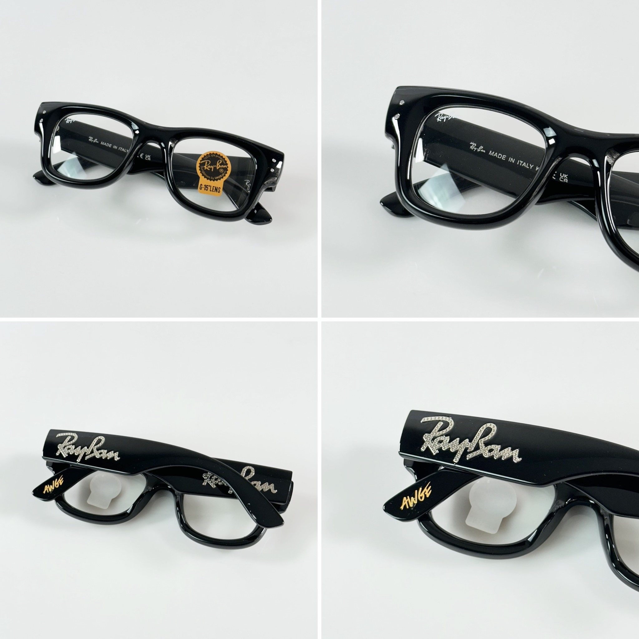Rayba Crystal 4940 Black Frame GLASS - Image 3