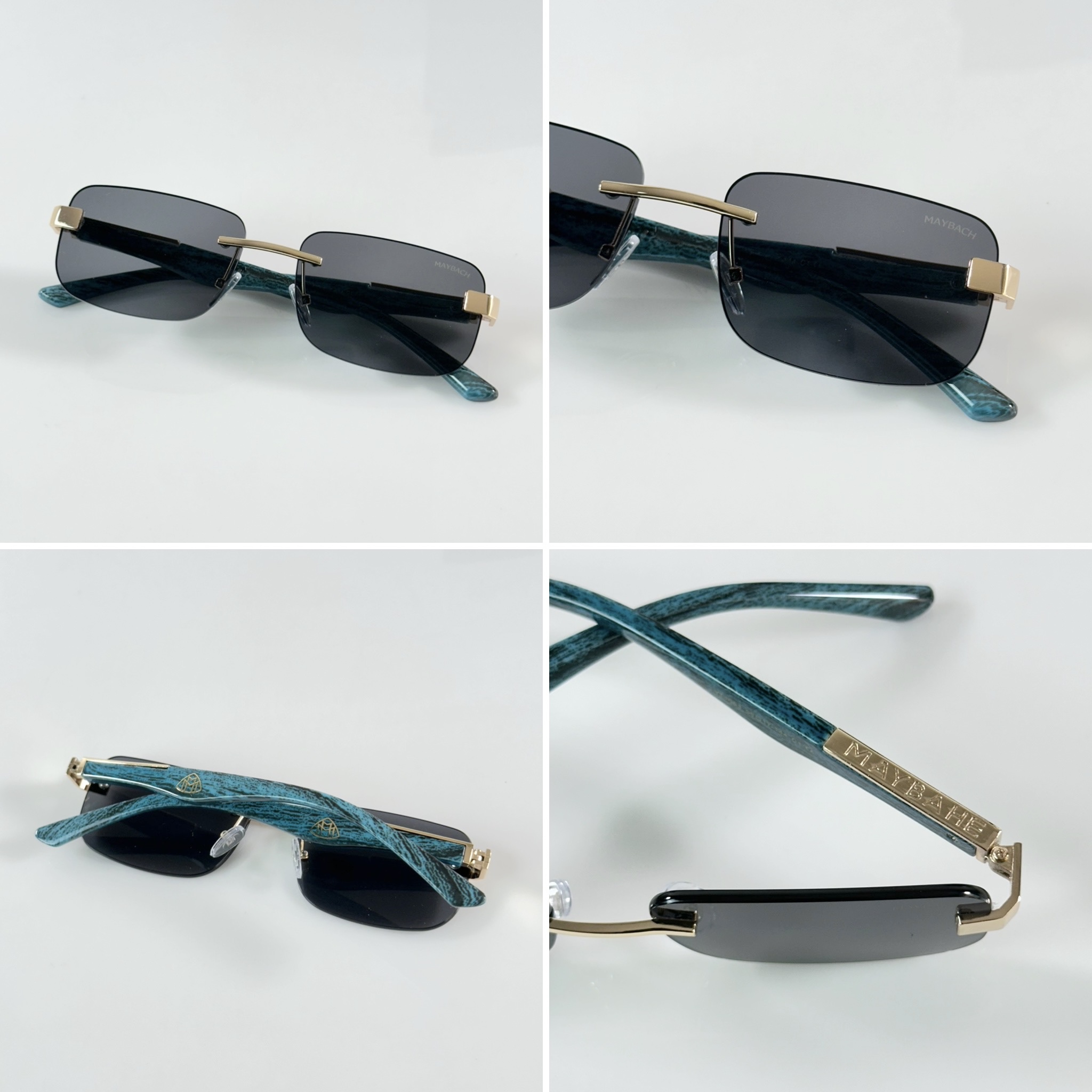 Maybach X Maybahe 1083 Gold Black Marble Blue - Image 3