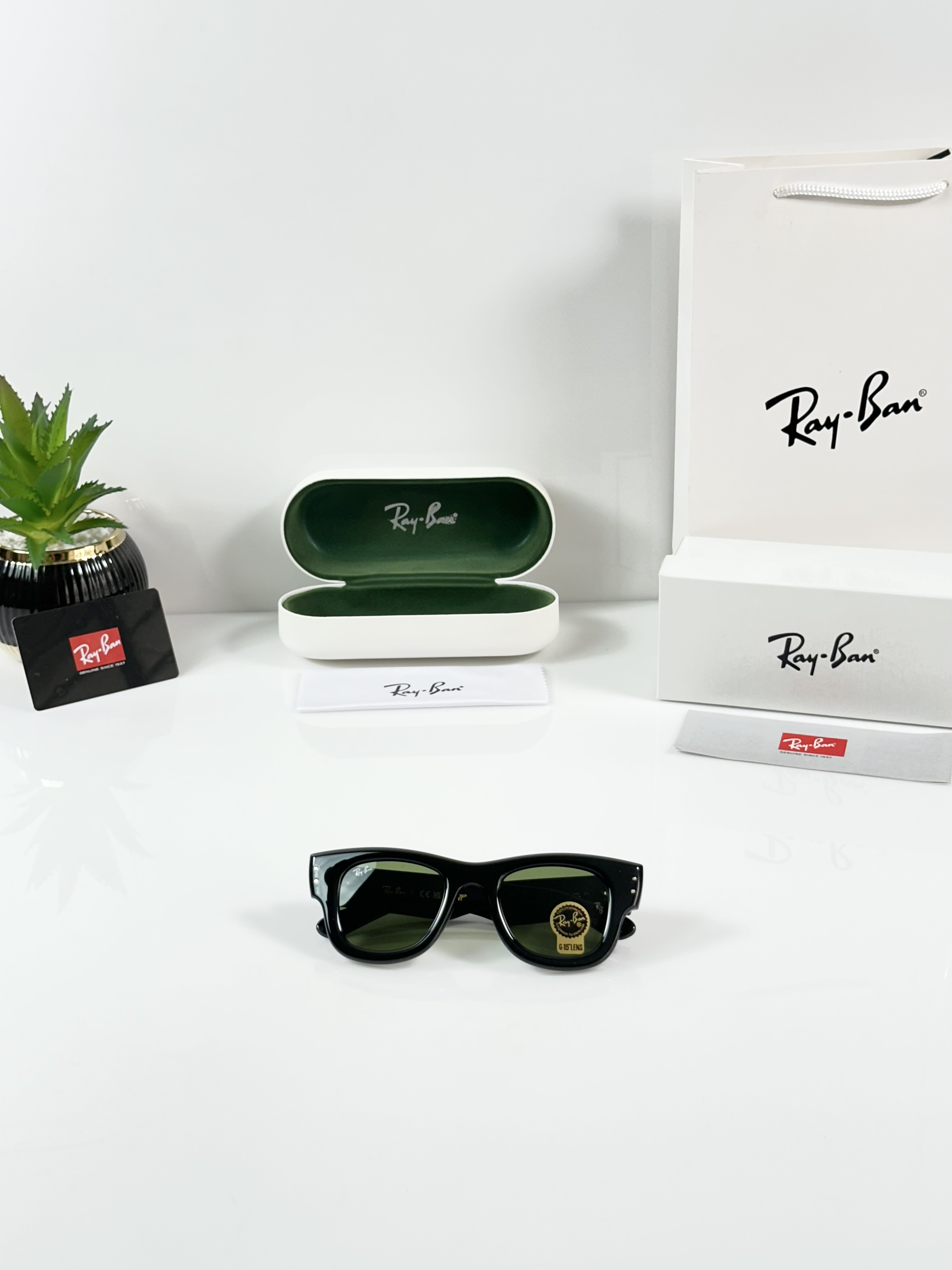 Rayba Puffer 4940 Black Green GLASS - Image 4