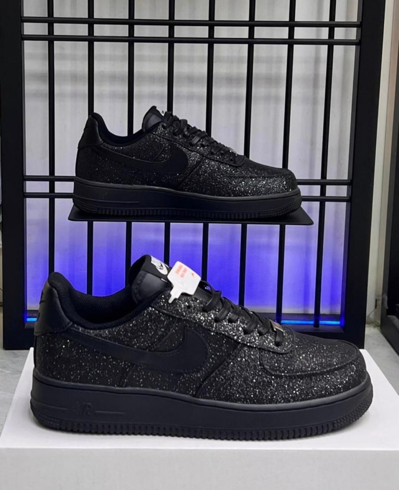 nike black glitter shoes