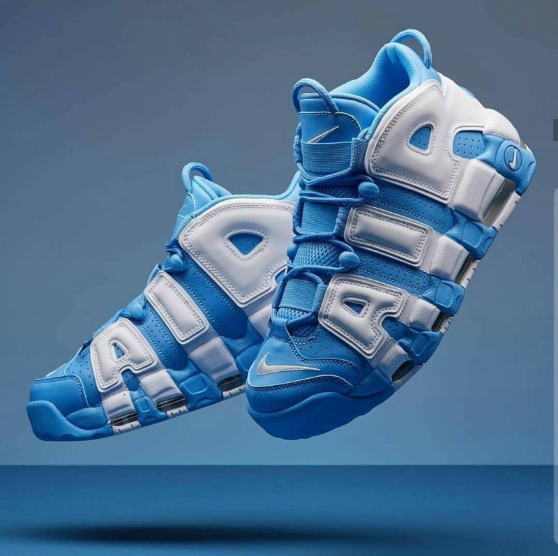 nike uptempo sky blue