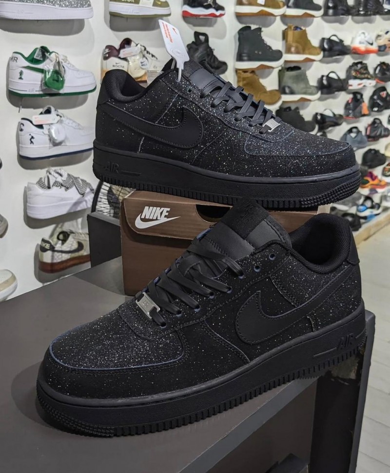 nike black glitter shoes