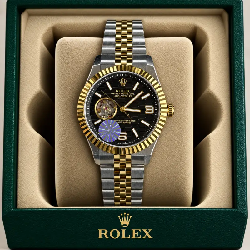 Roleex Land Dweller Automatic (Back open)