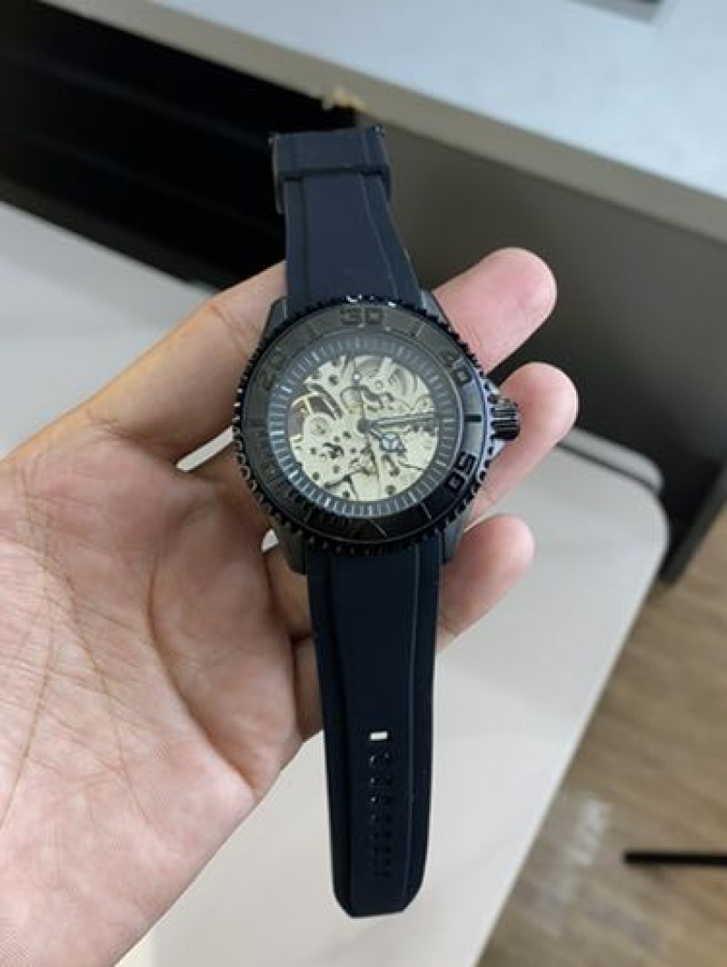 Alternative view of Seiko 5 Skelton black Kate