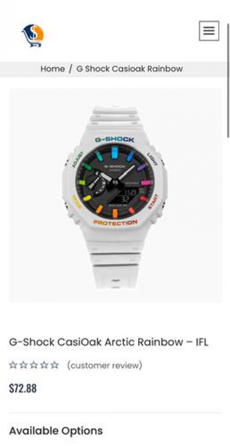 Alternative view of G shock CasiOak