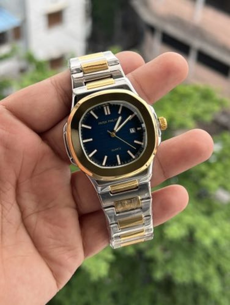 PATEK PHILLIPE DUAL TONE BLUE DIAL