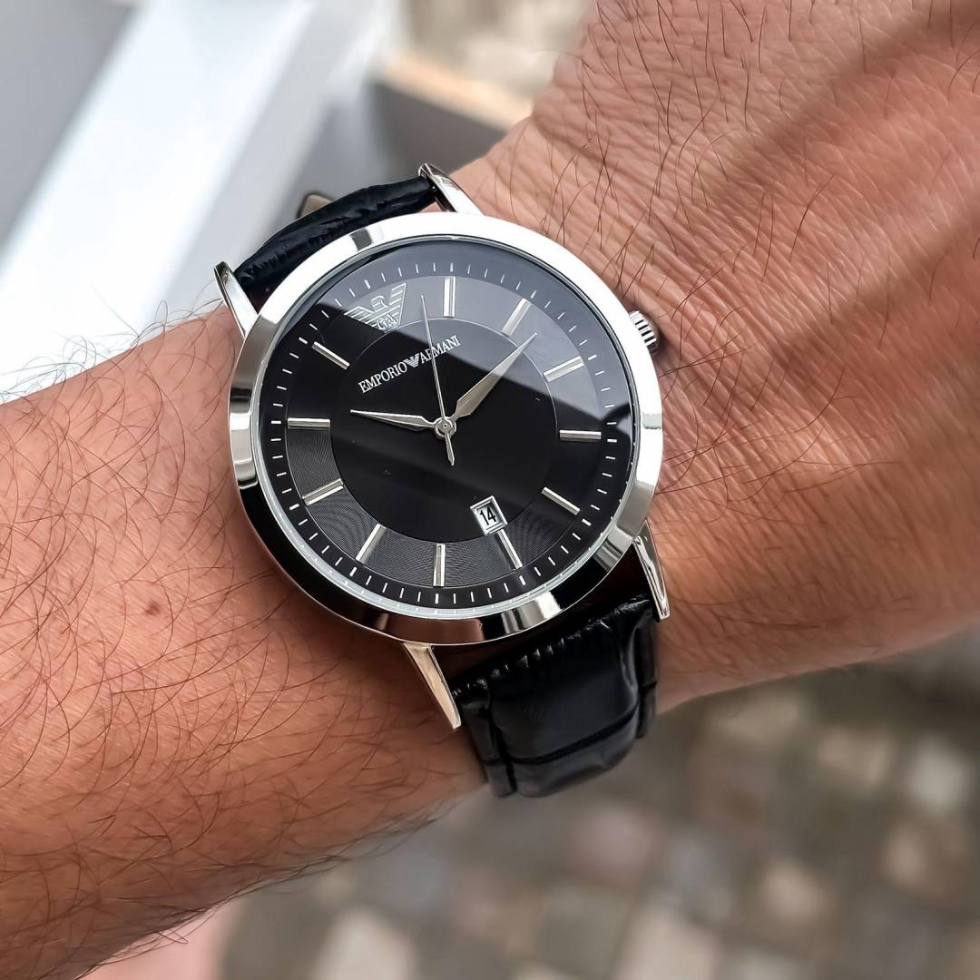 Alternative view of EMPORIO ARMA I SILVER MENSWACH