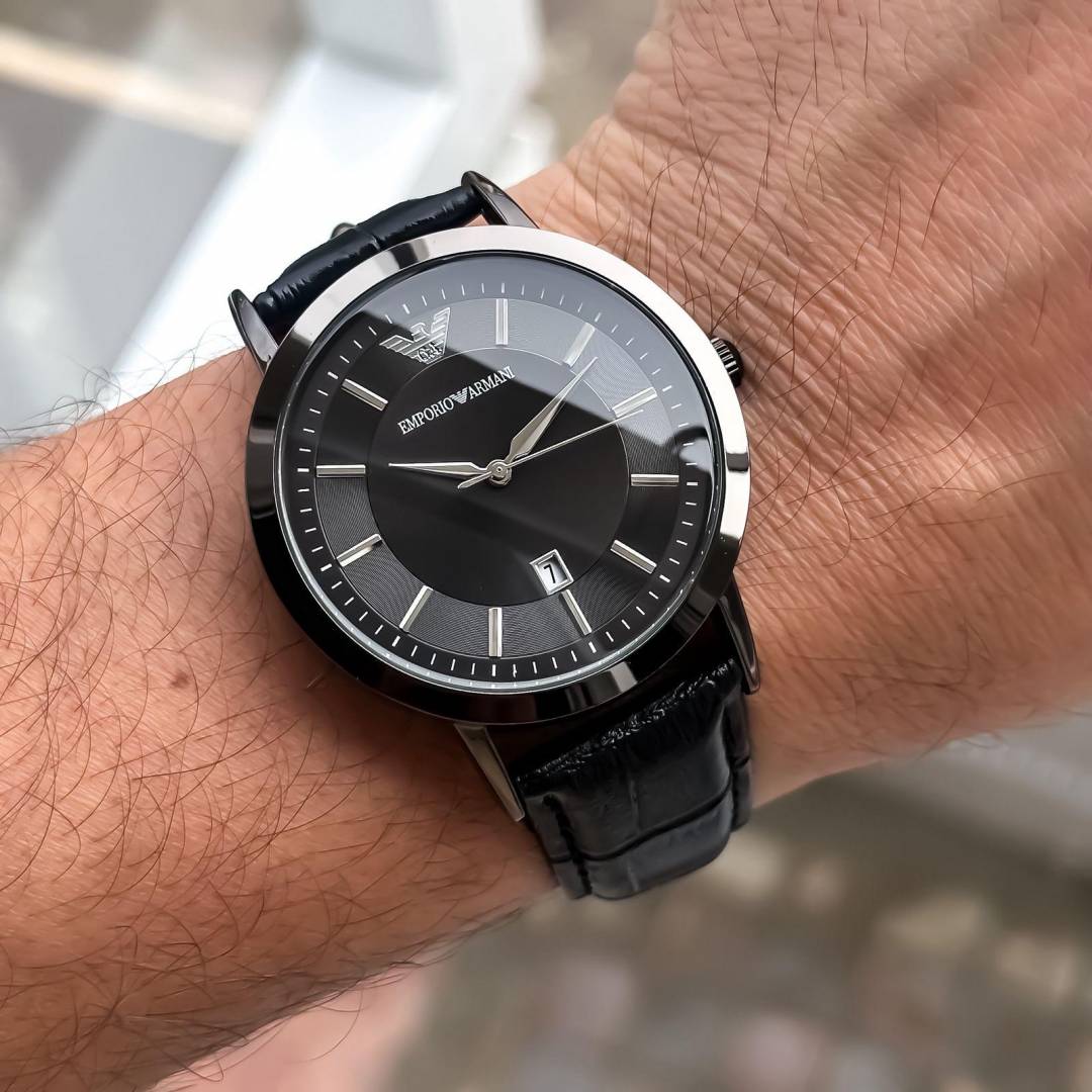 Alternative view of EMPORIO ARMA I BLACK MENSWACH