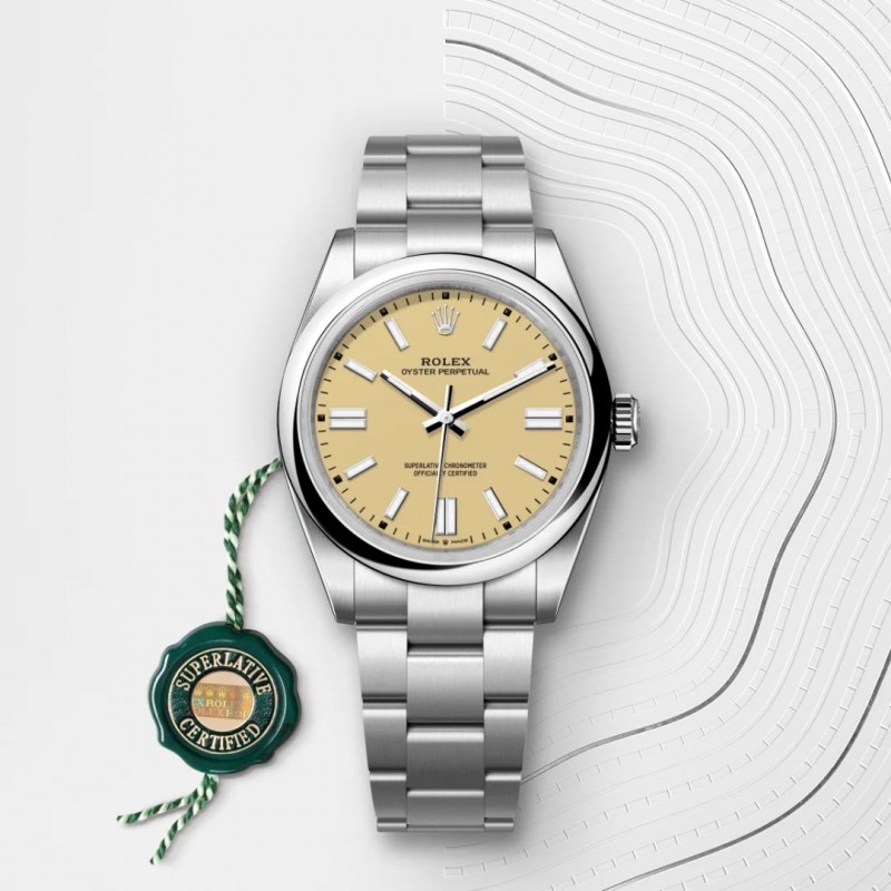 Rollexx Oyster Perpetual Beige Zr Yz