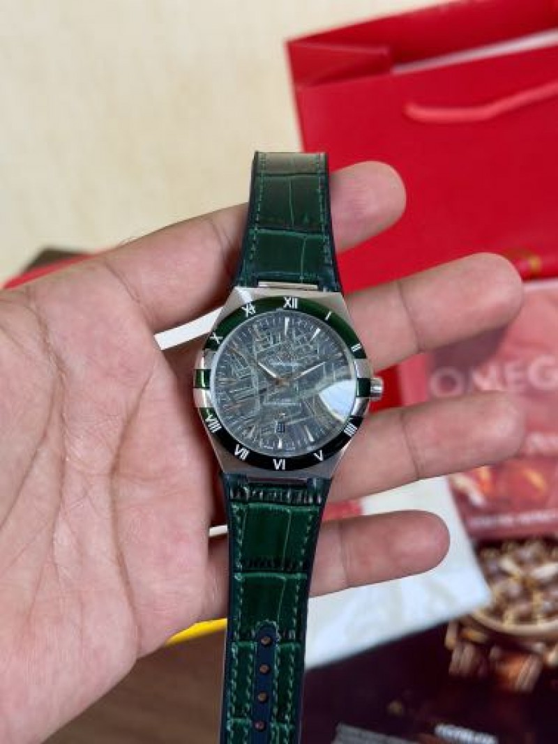 Omegha Constellation Green Meteorite