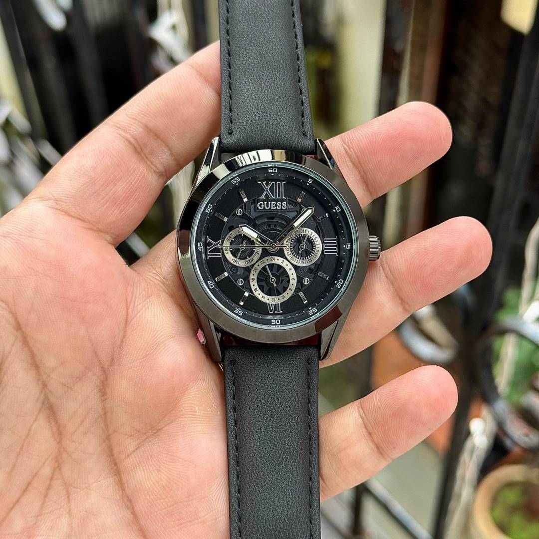 Guess Premium Leather Mens