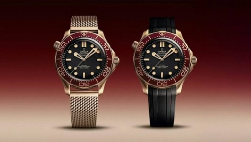 Omegha Seamaster 300m Diver New Bronze Gold