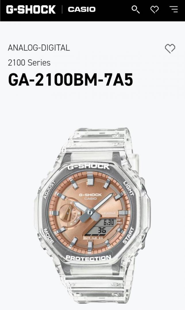 CASIO G SHOCK GM2100