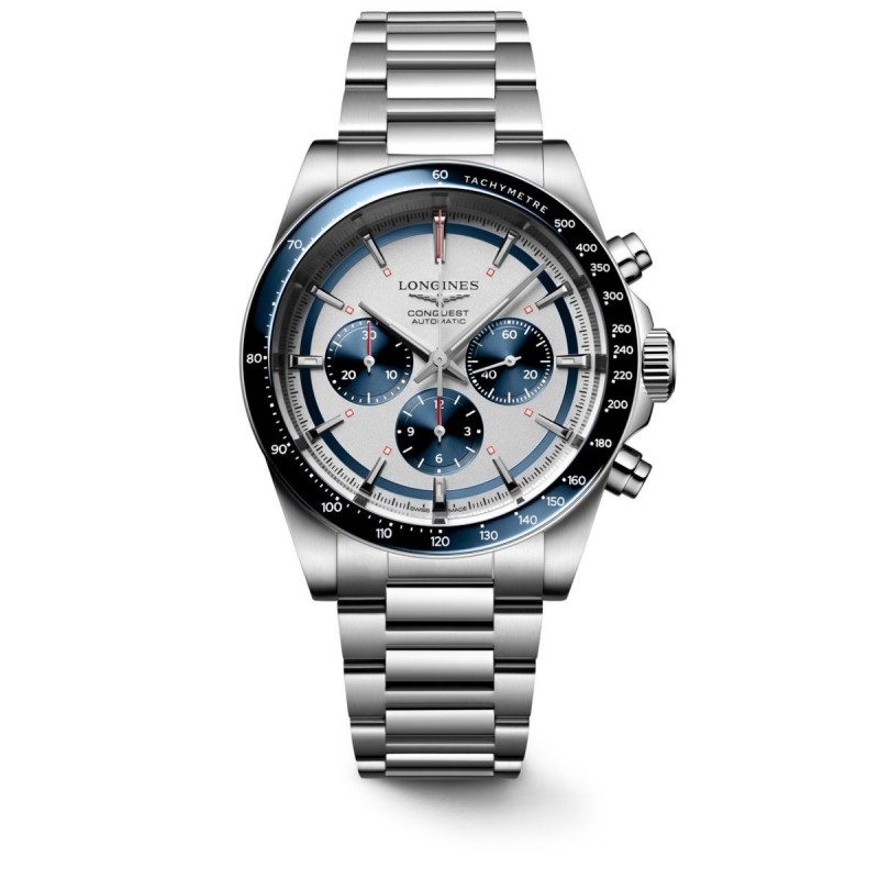 Longinez Conquest Chronograph Blue Automatic