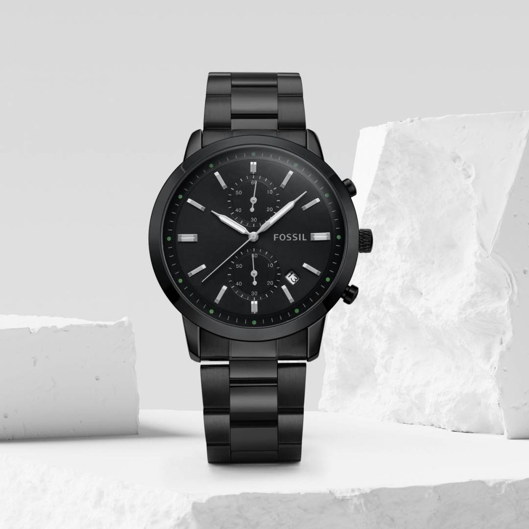 Fosil Townsman Chronograph Black-White