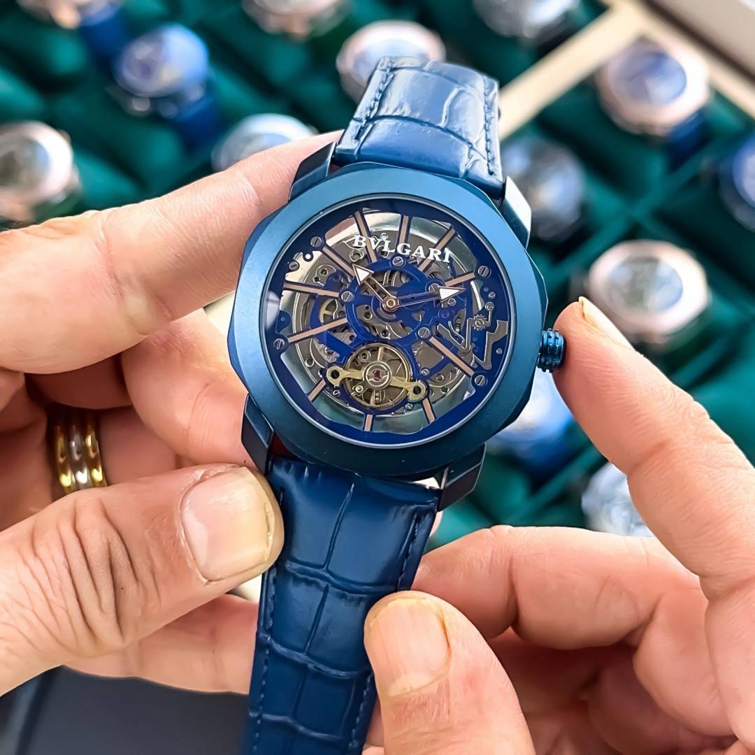 BVLGARI TOURBILLON BLUE