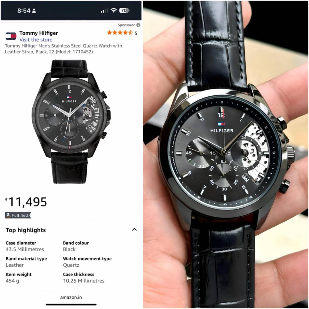 Tommy Hilfigar stainless steel watch