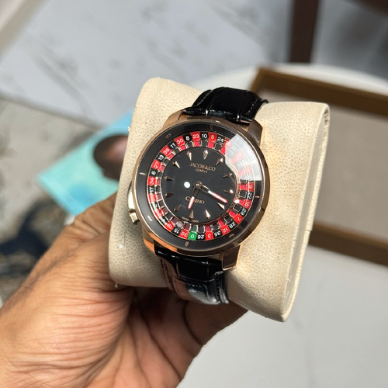 Jacob Co Casino Rose Gold With Free Extra Belt