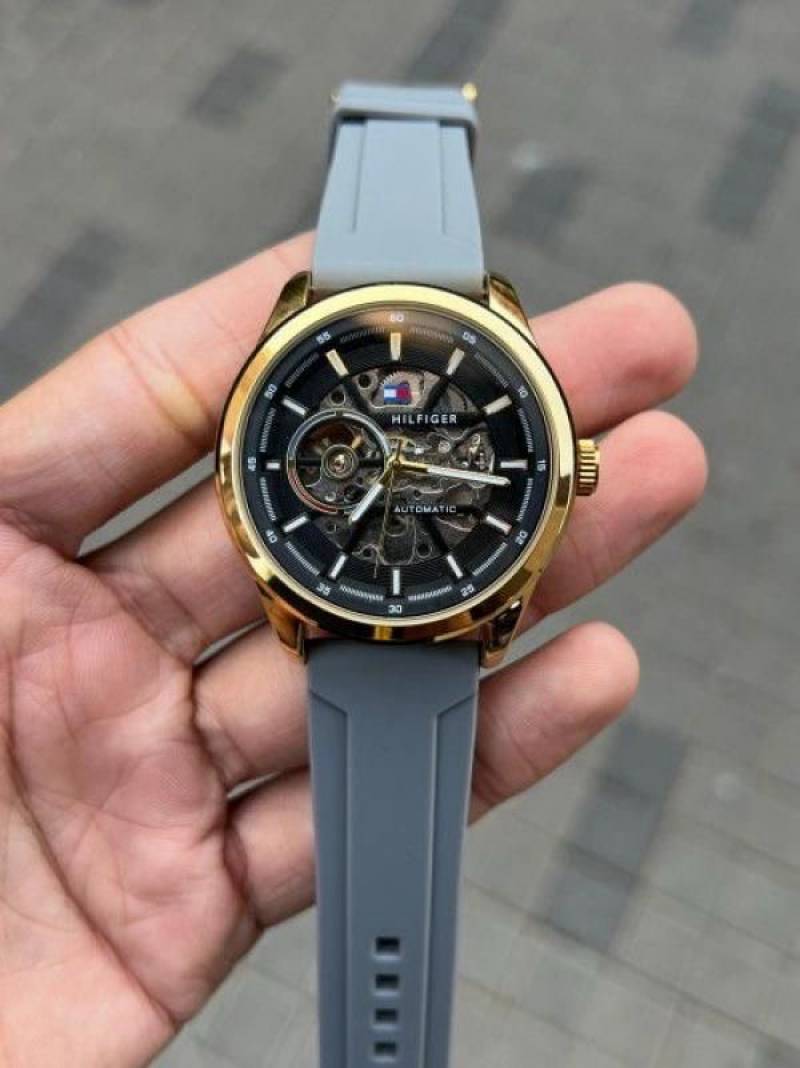 TOMMY HILFIGAR AUTOMATIC SILICON WATCH