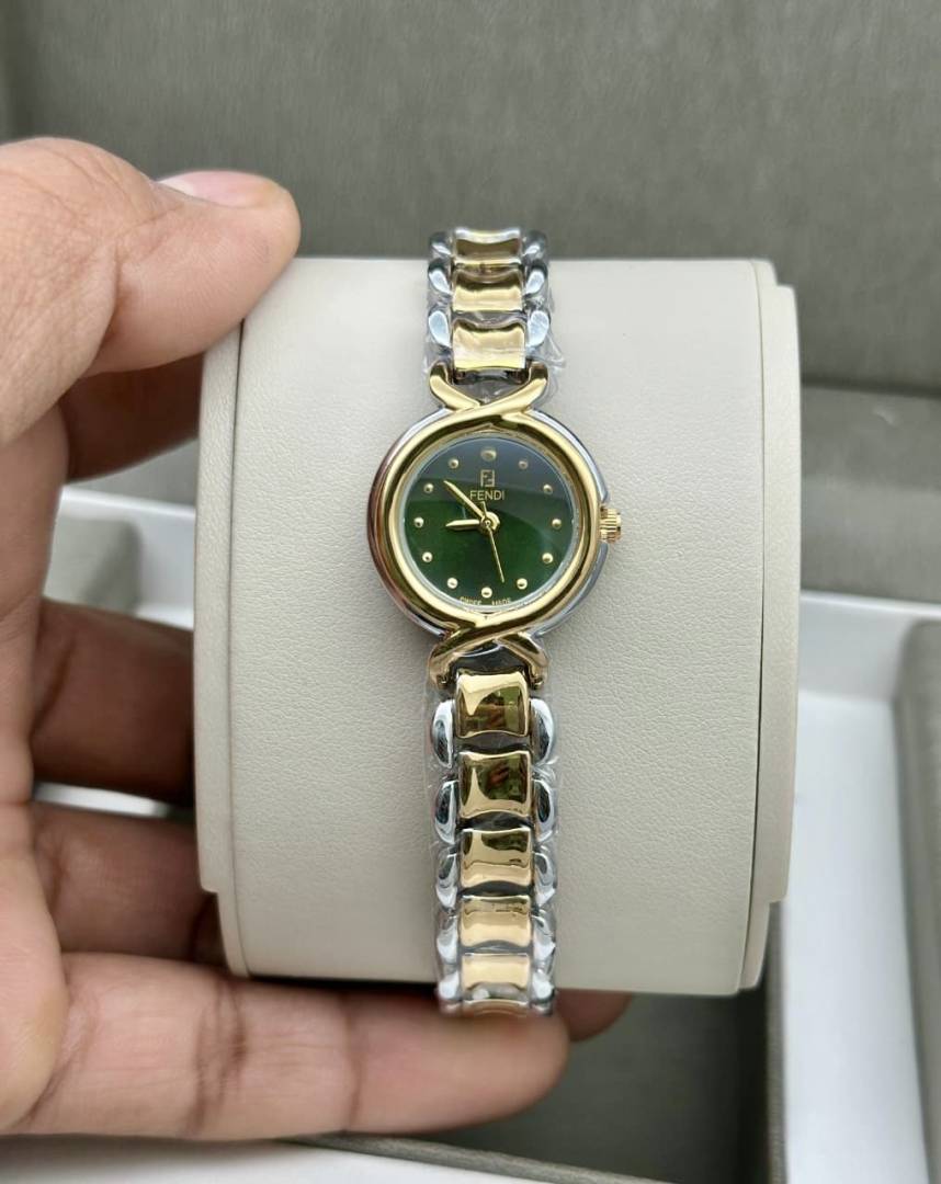Women TIMEPIECES F103300401 Gold TT Green