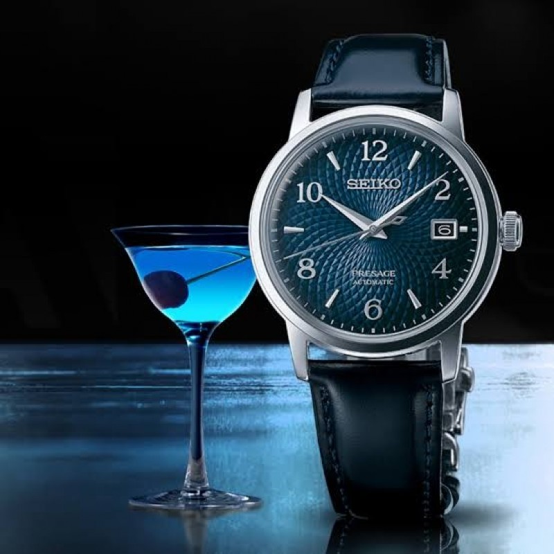 Seiko Persage Blue Leather SRPE43J1 Automatic