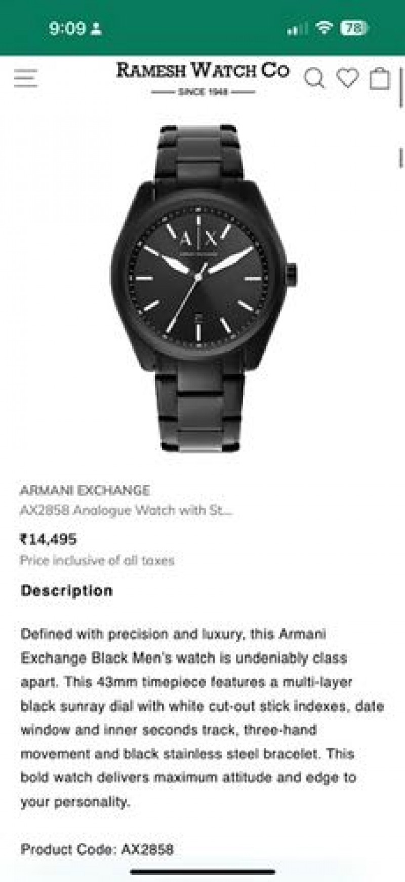 Arma Exchange AX2858