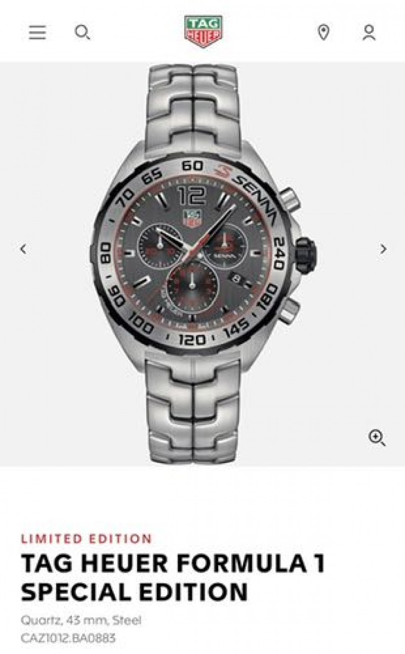 Tag Huer Formula 1 Senna Special Edition Authentic Store Quality With Original Box