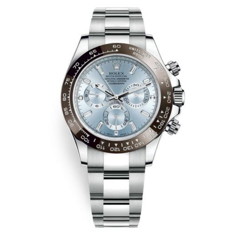 Rollex Daytona Ice Blue SEMI ETA OPEN BACK