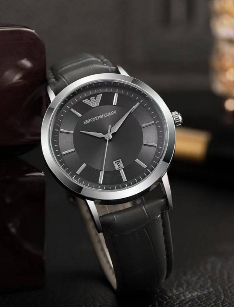 Emporio Arma i Premium MenSwach (GreySilver)