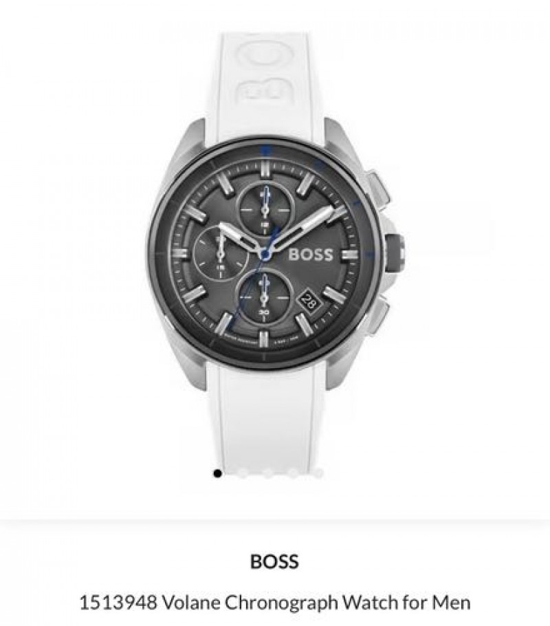 Hugo Bos Volane Chronograph White Authentic Store Quality