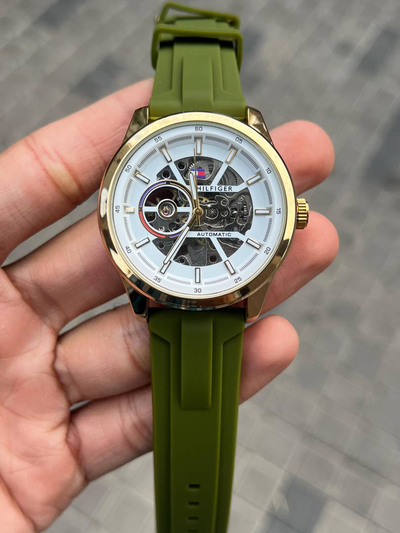 Alternative view of TOMMY HILFIGAR AUTOMATIC SILICON WATCH