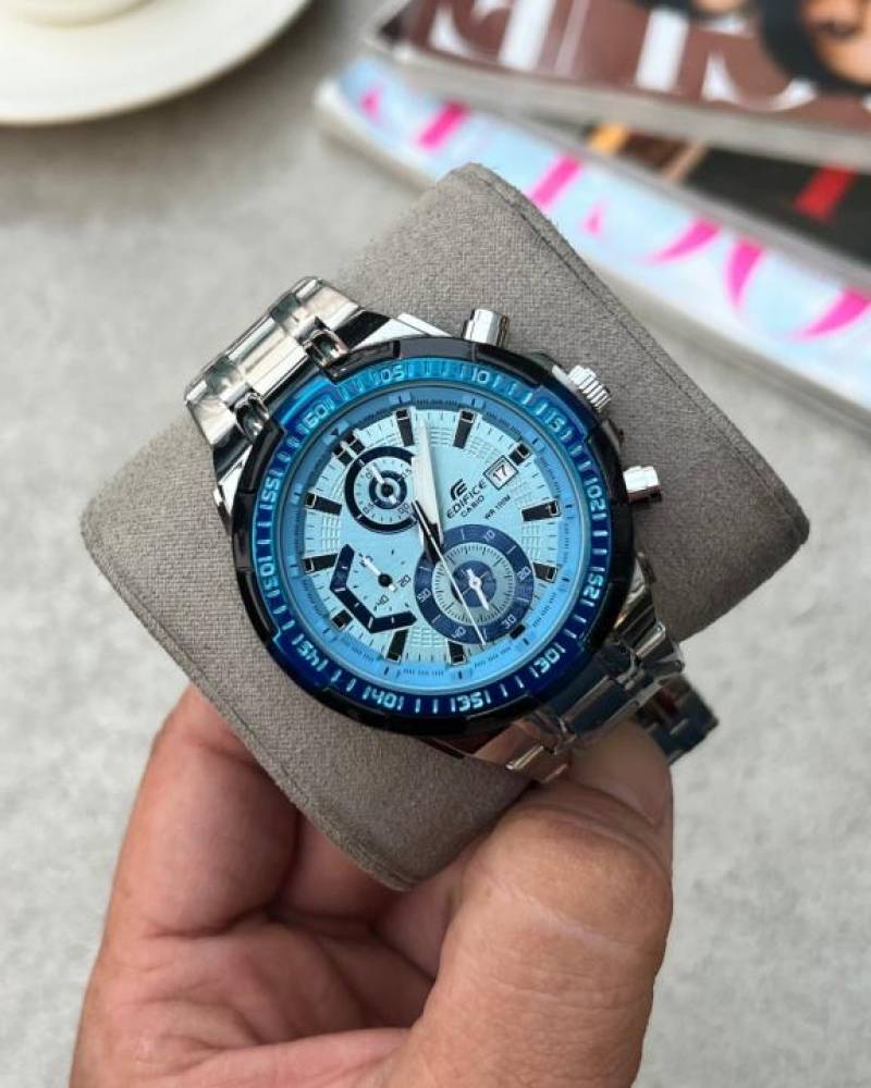 Casio Edifice Efr539 Silver-Tiffny