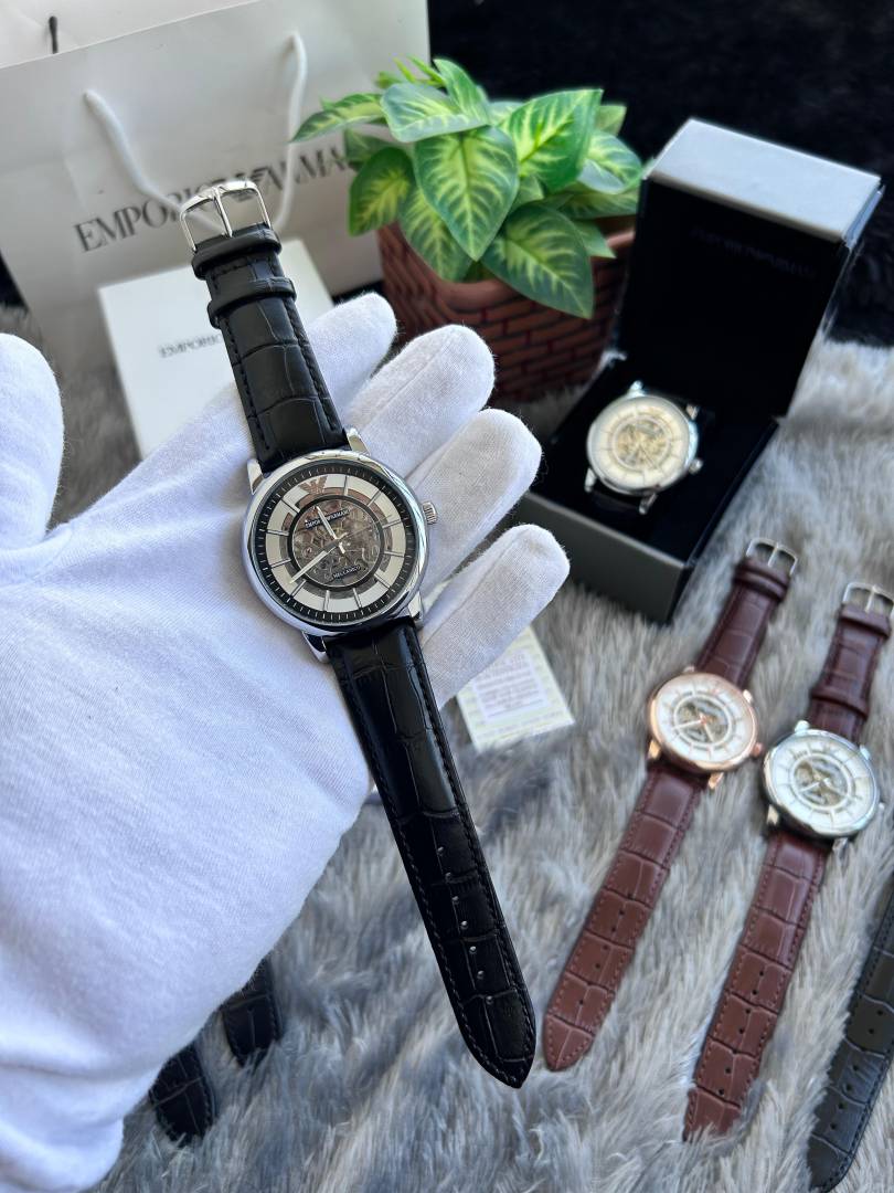 Emporio Arma i Meccanico Automatic Silver Black W134