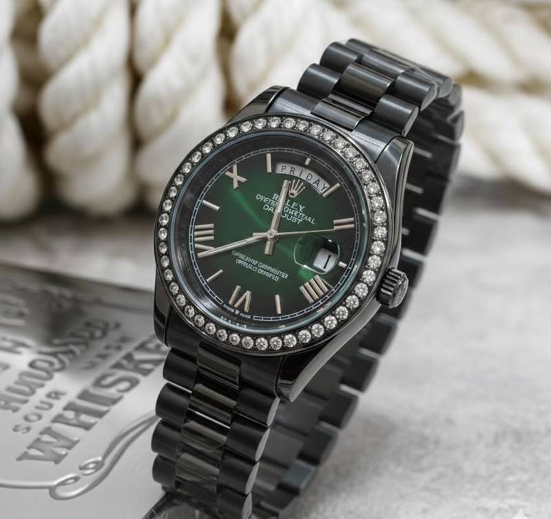 Rolee  x Oyster perpetual Day Date Diamond 40 Battery