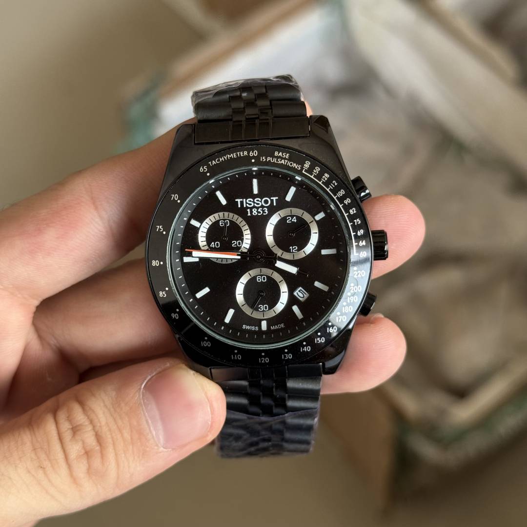 Alternative view of Tisot 1853 Tachymeter (All working)