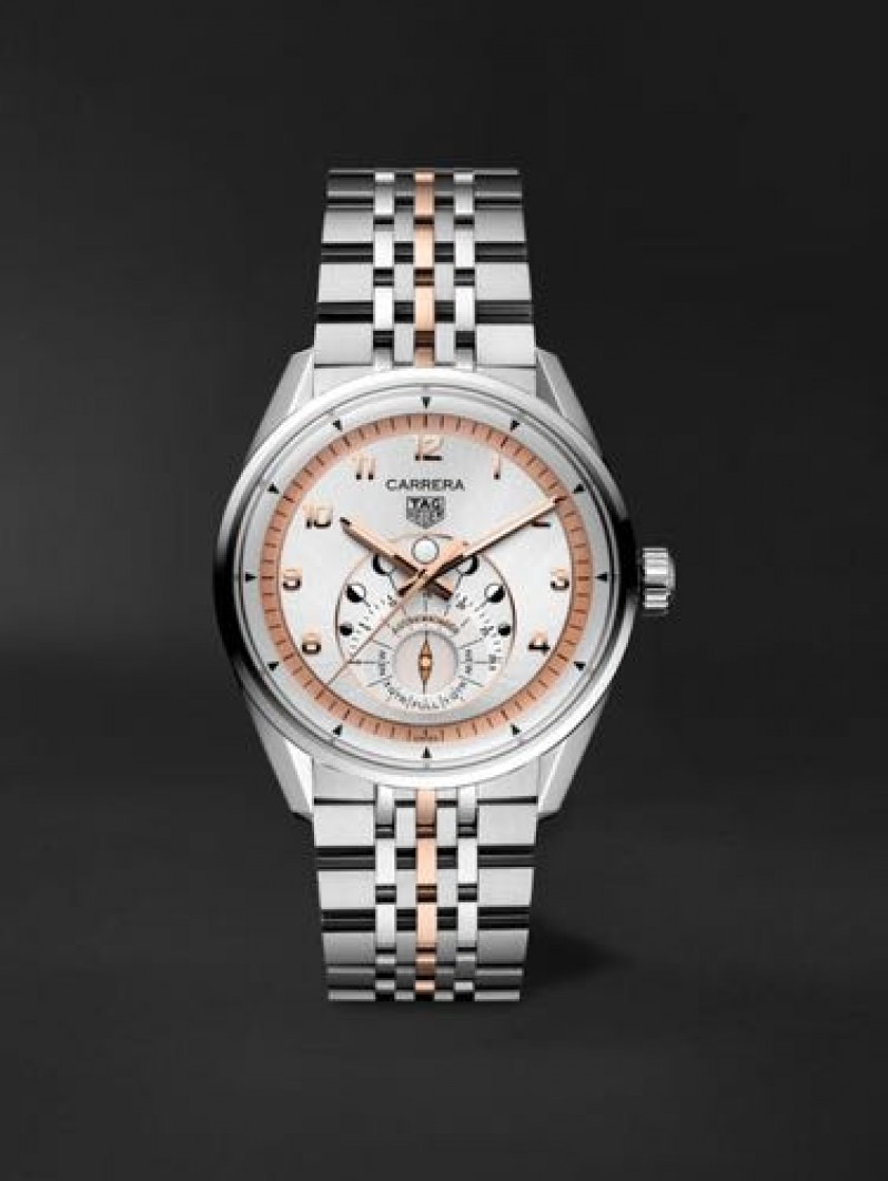 Tag Huer Carrera Astronomer Silver Rose Gold