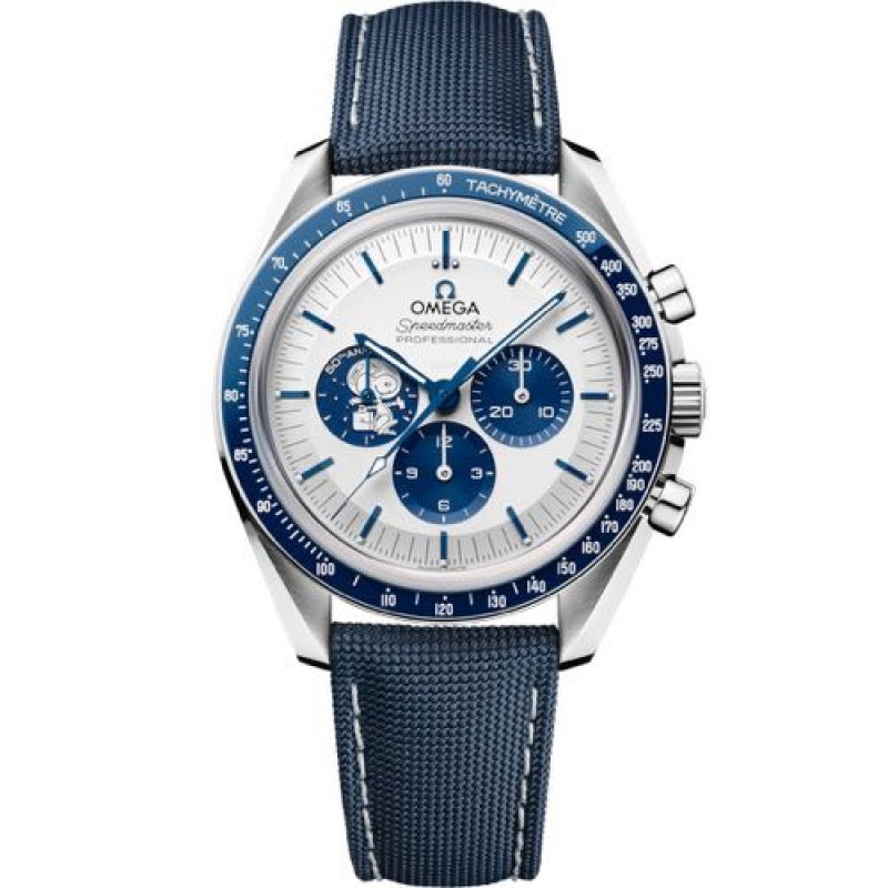 Omegha Speedmaster Silver Snoopy Award Anniversary Edition