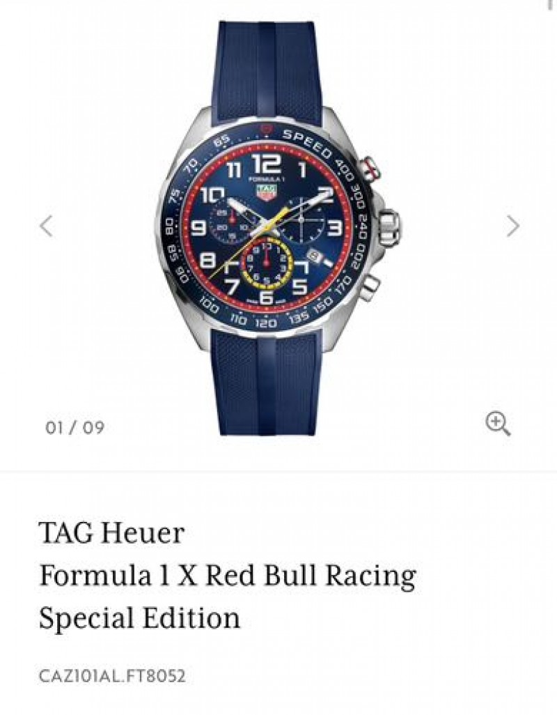 Tag Huer Formula 1 X Red Bull Racing Special Edition Authentic Store Quality With Original Box